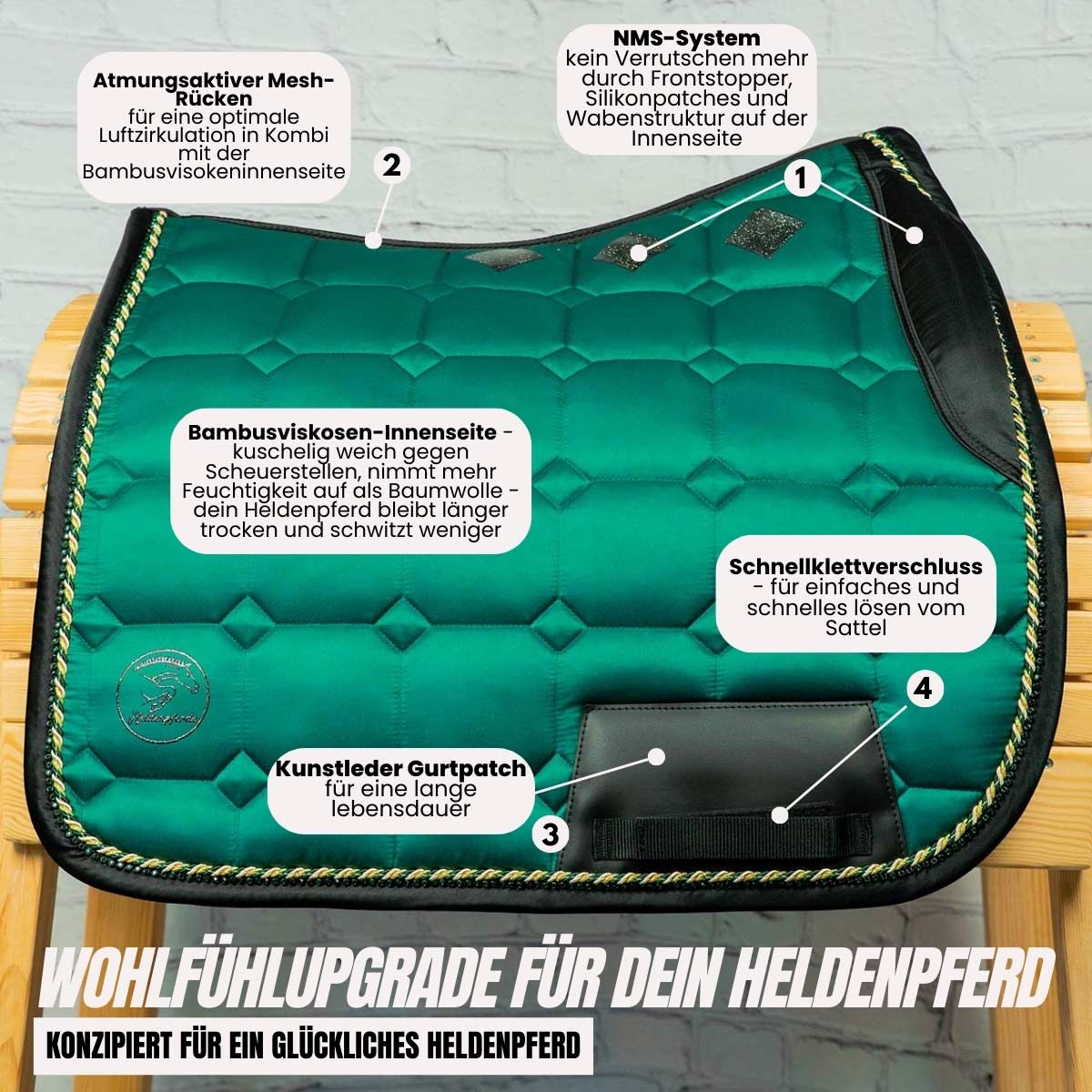 Schabracke Comfort Line - Jungle Green