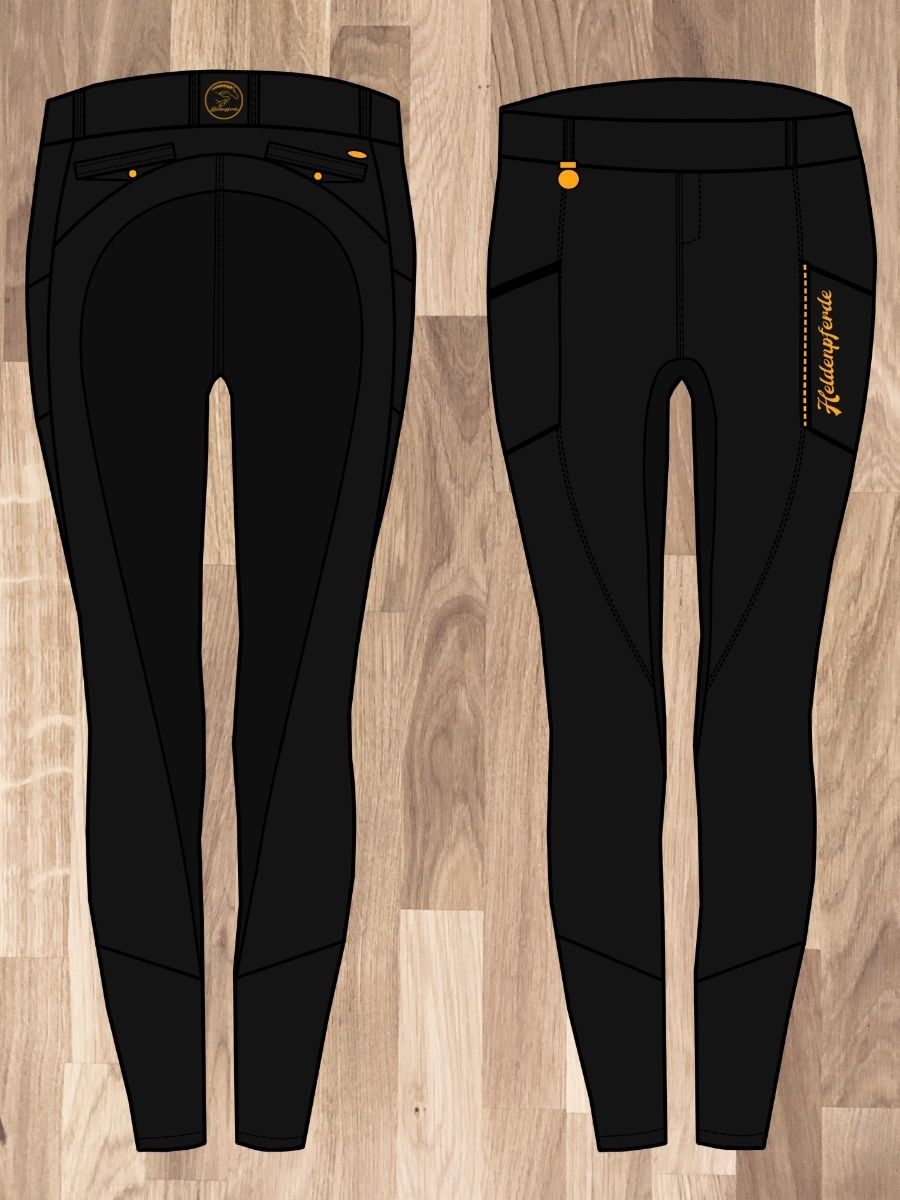 Reitleggings Schwarzgold V3