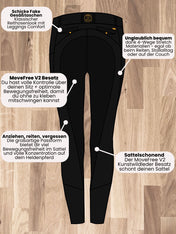 Reitleggings Schwarzgold V3